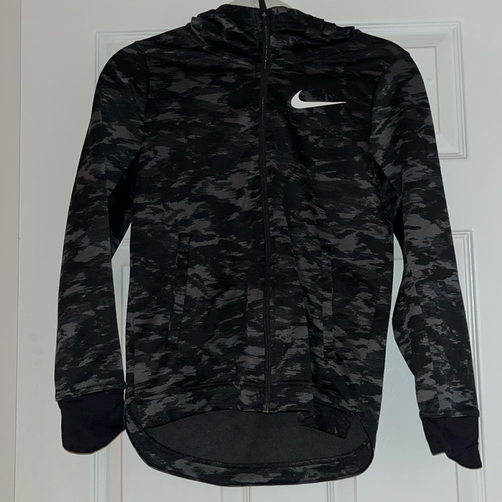 Youth Nike Basketball Hoodie - Black Size Large